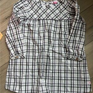 Plaid Long Sleeve Dress